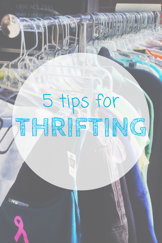 5 Tips for THRIFTING